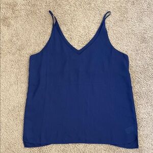 Elegant Navy Blue Women's Top